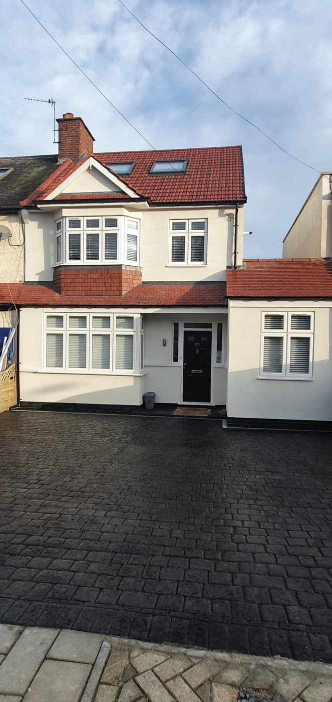 Restored bay window in a period London home